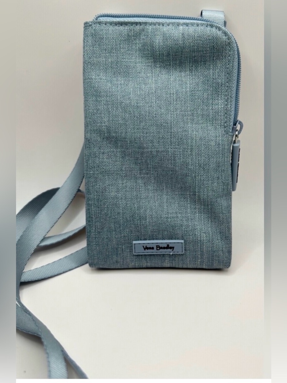 Vera Bradley Denim-like Blue Crossbody Phone Wallet Pouch